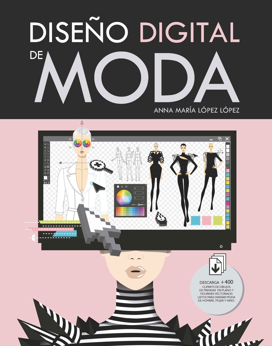 Cubierta Libro Diseño Digital de Moda